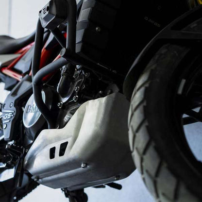 BMW G310 GS/BMW G310 R - Lower Engine Guard with Puck - Black ZI-8158 - Riders Junction