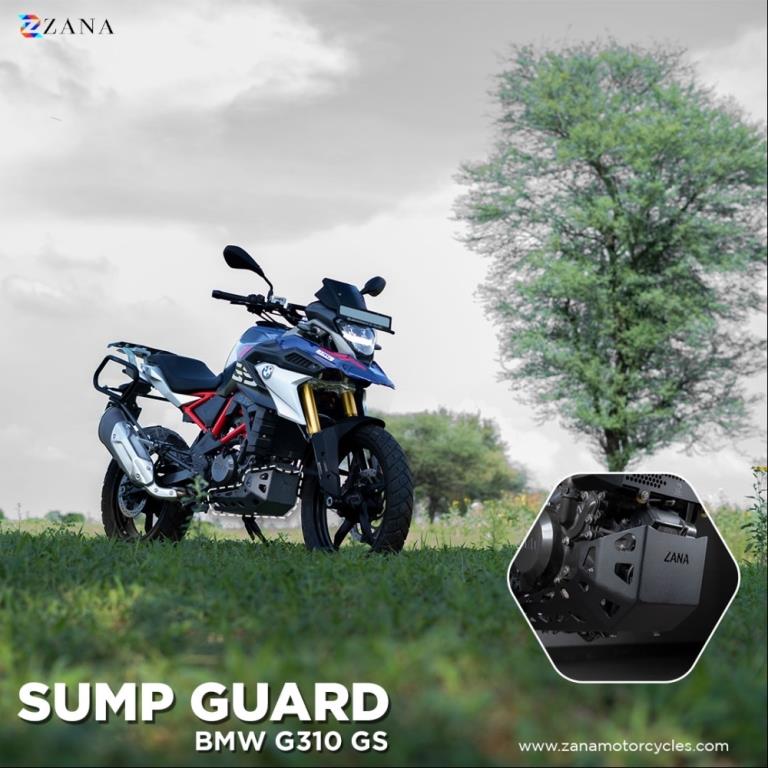 BMW G310 GS Aluminium Heavy Duty Sump Guard Black
