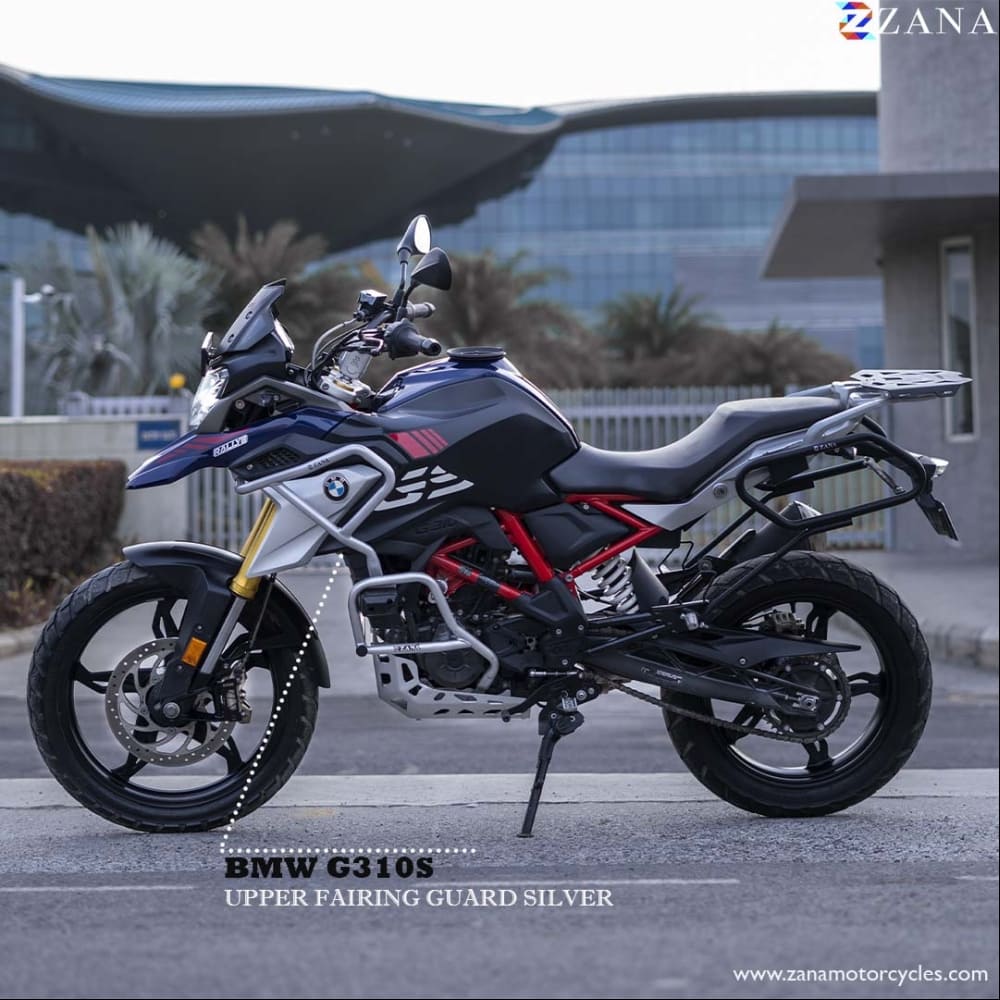 BMW G310 GS Upper Fairing Guard (Silver) - ZI-8186 - Riders Junction