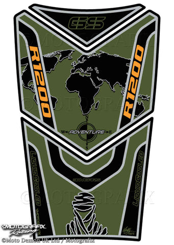 Motografix BMW R1200GSA 2014-18 Motorcycle Tank Pad Protector (TB021PD) - Riders Junction