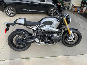 BMW R9T Ergonomics - Tank Pad ( BLACK ) - Rubba Tech - Riders Junction