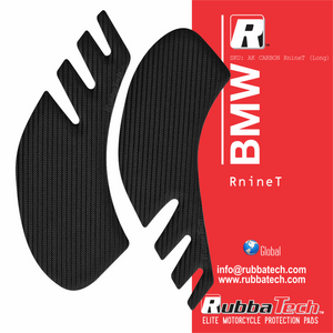 BMW R9T Ergonomics - Tank Pad ( BLACK ) - Rubba Tech - Riders Junction