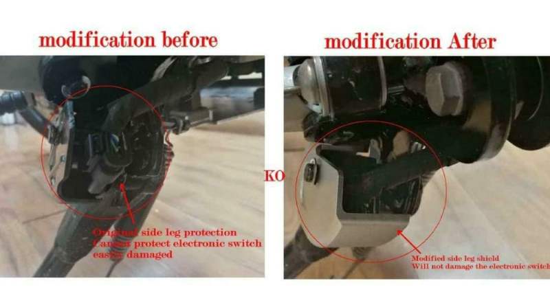 BMW 310GS / 310R Side Stand Switch Protection Cover