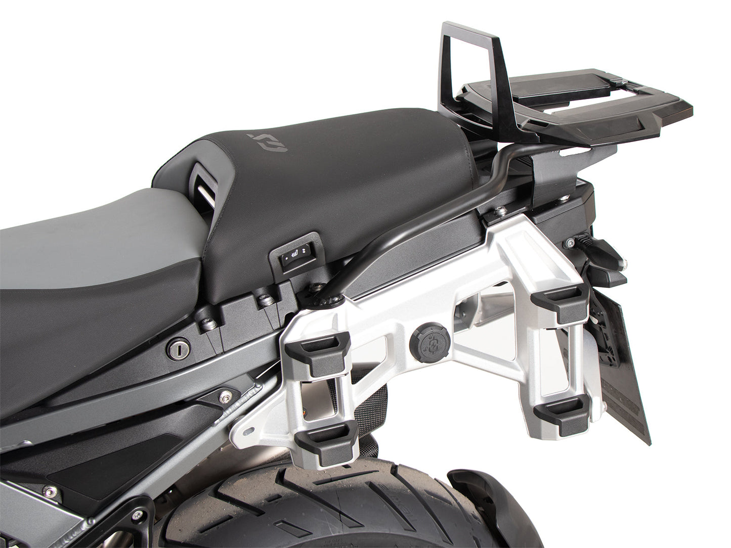 BMW R 1300 GSA Carrier - Topcase Fixed Hinge (Alu Rack) - Hepco Becker - 6526543 01 01