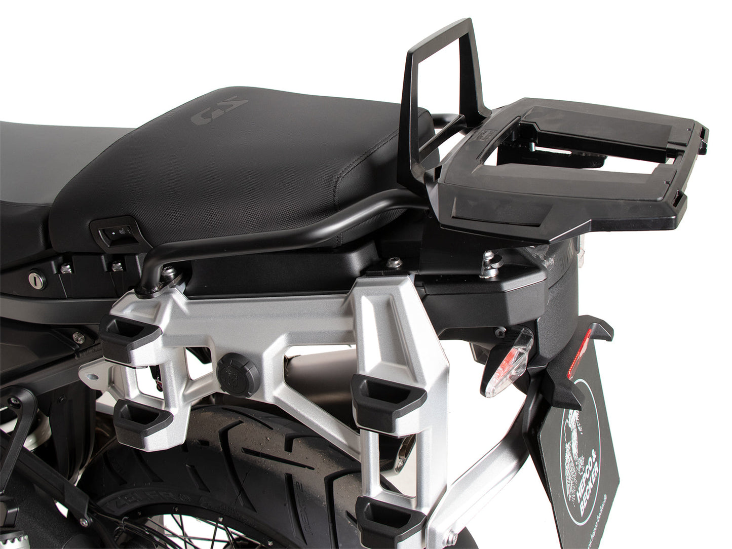 BMW R 1300 GSA Carrier - Topcase Fixed Hinge (Alu Rack) - Hepco Becker - 6526543 01 01