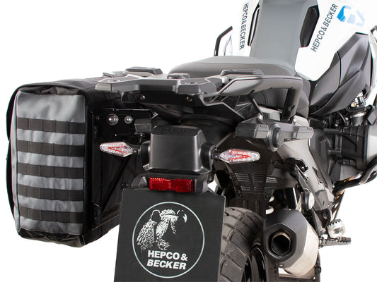 BMW R 1300 GS Carrier - Sidecases Pair X Travel (Original Vario Rack) - Hepco Becker - 6406532 00 01