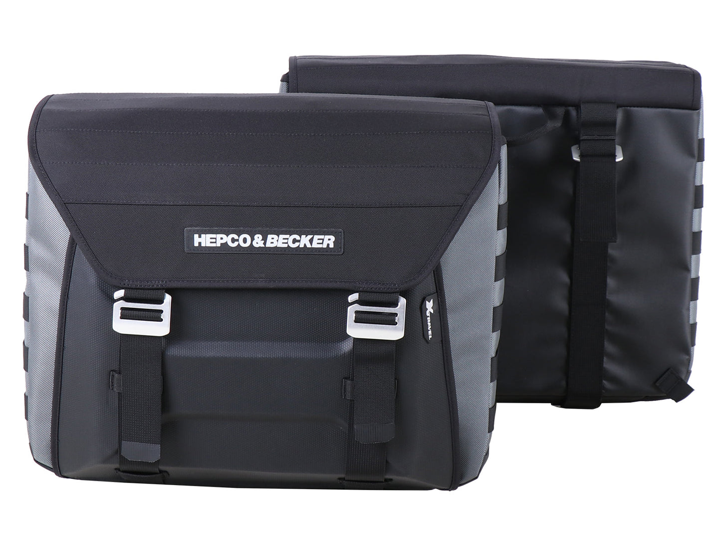 BMW R 1300 GS Carrier - Sidecases Pair X Travel (Original Vario Rack) - Hepco Becker - 6406532 00 01