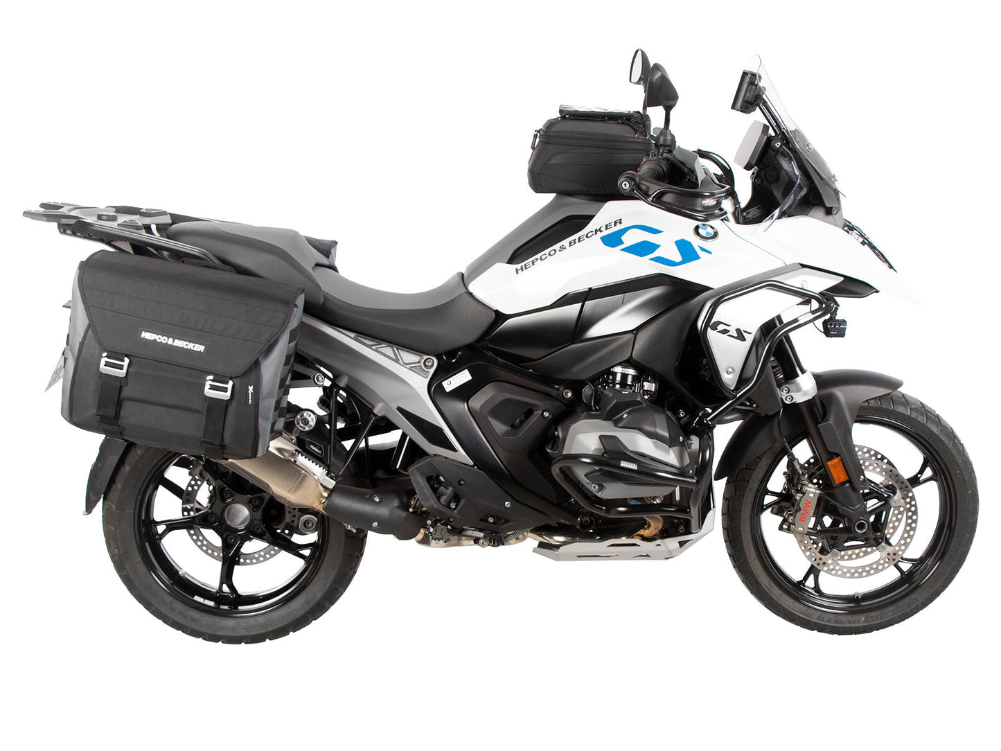 BMW R 1300 GS Carrier - Sidecases Pair X Travel (Original Vario Rack) - Hepco Becker - 6406532 00 01