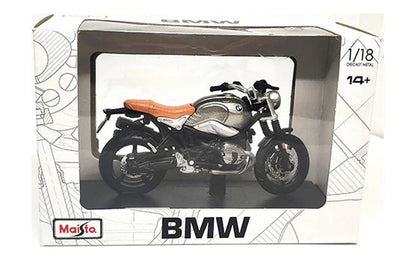 BMW R nineT Scrambler (Silver) 1/12 Maisto - 52701