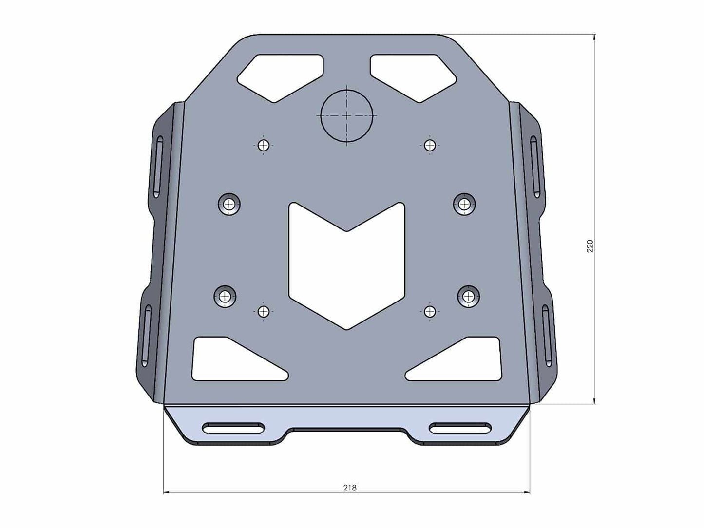 BMW S 1000 XR (2024-) Mini Rack Carrier - Hepco Becker - 6606538 01 01