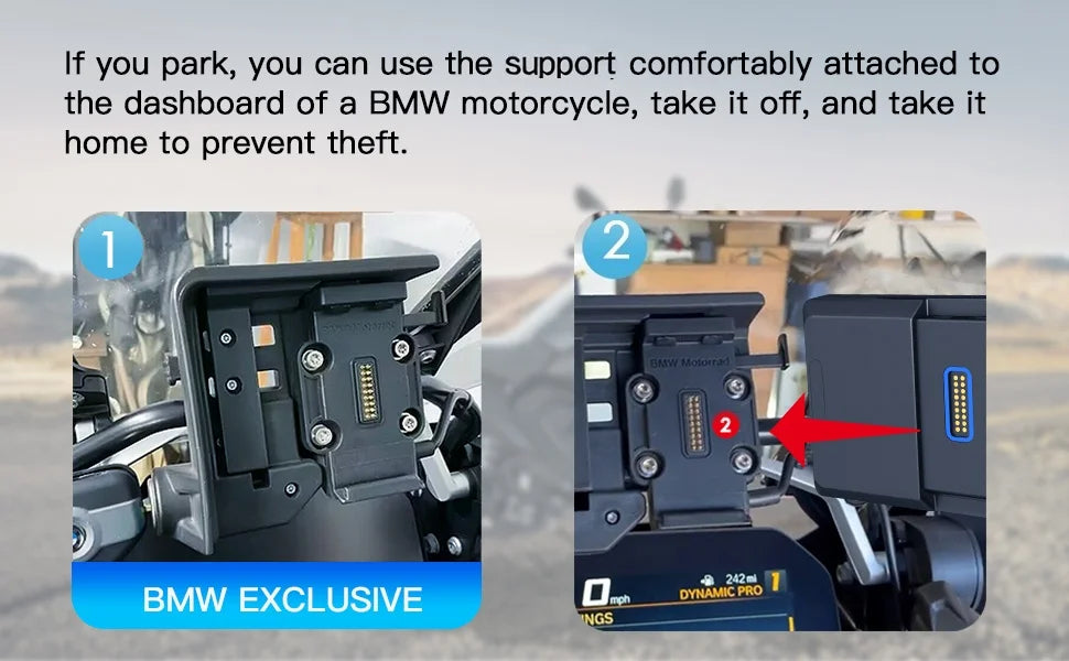 LBC Moto BMW BM300 Replacement Display Only Screen Unit for Motorcycle Dash Cam & Navigation System