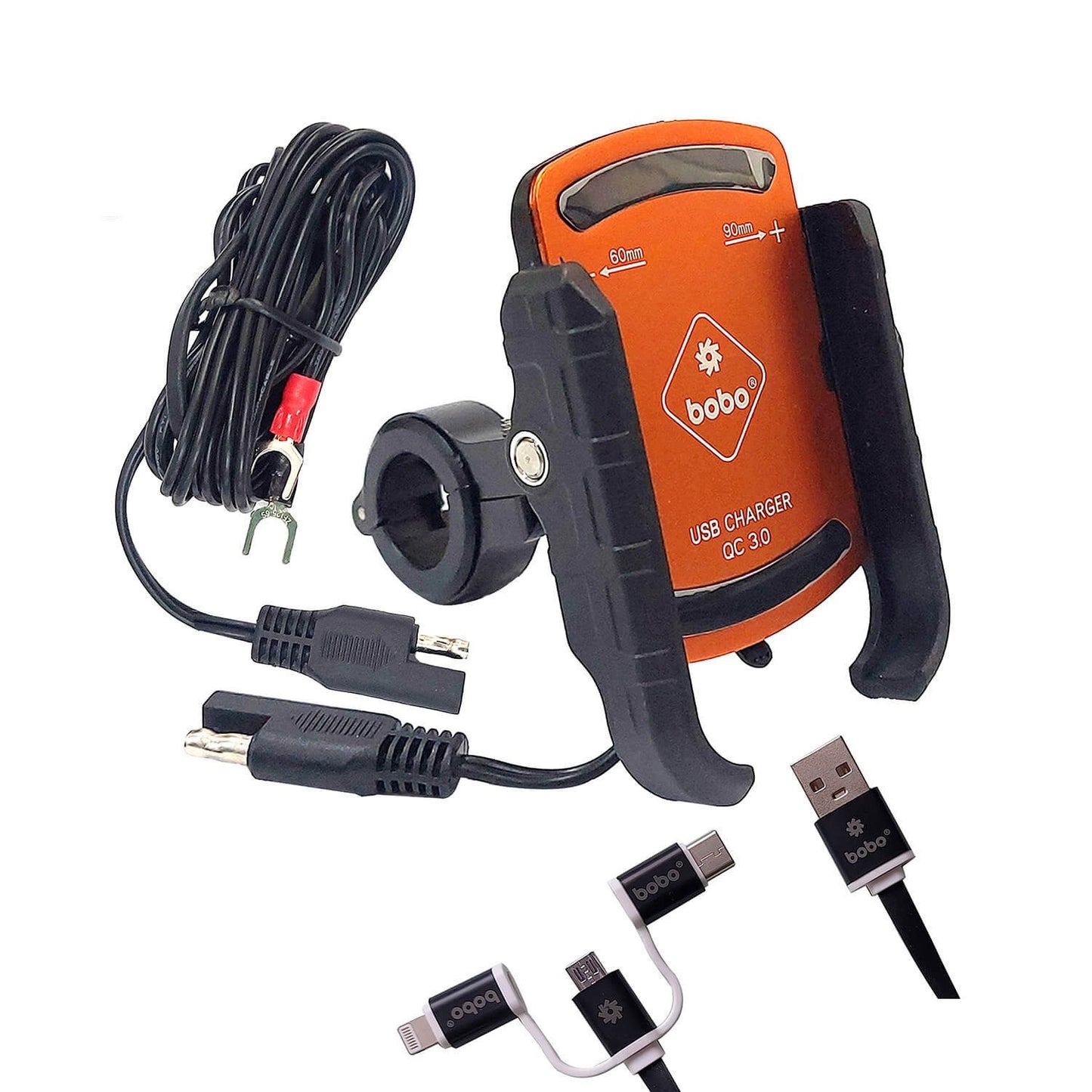 BOBO BM1 PRO Jaw-Grip Mobile Holder (Orange)-BB-BM-001-011005