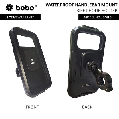 BOBO BM10H Fully Waterproof Phone Holder Motorcycle Mobile Mount - Riders Junction