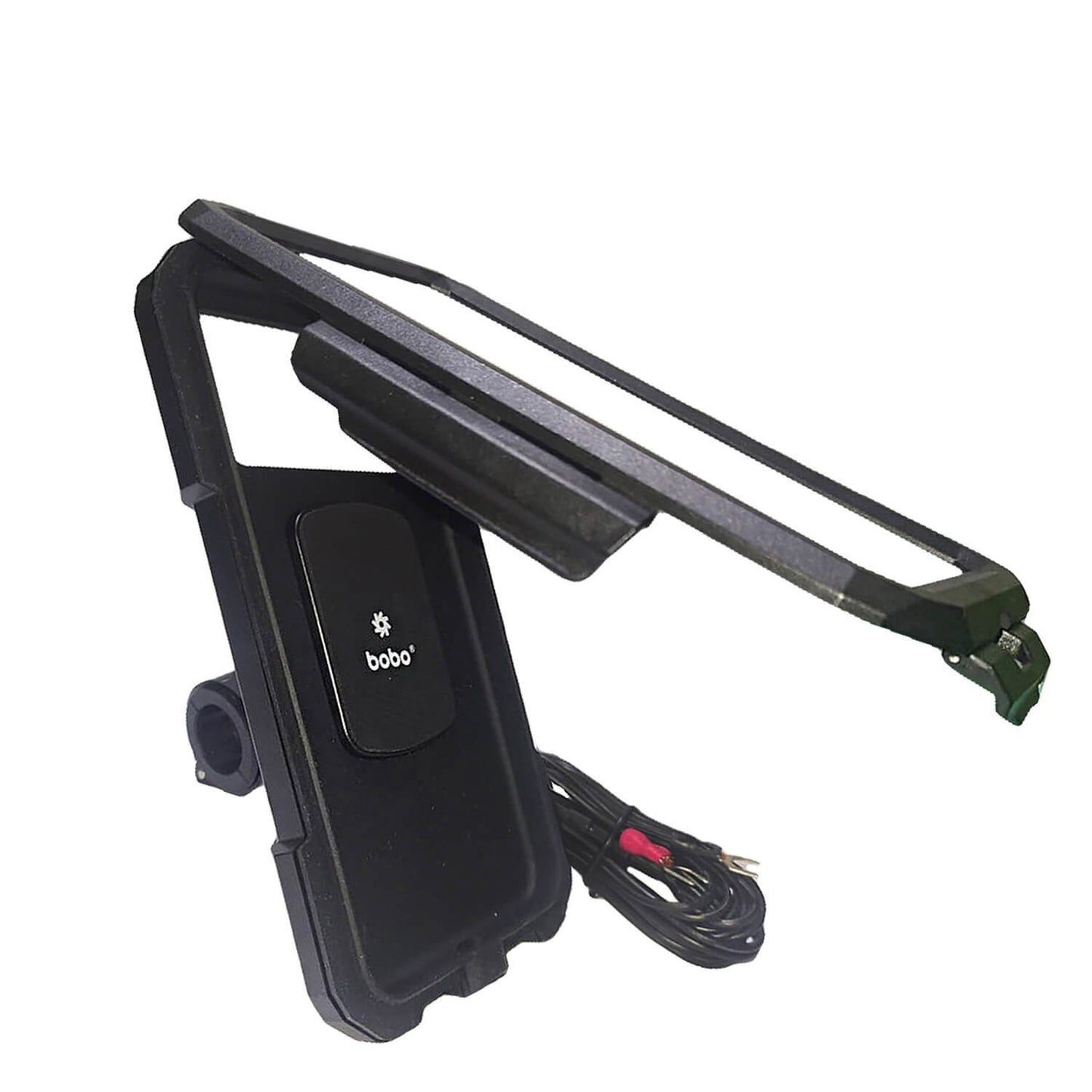 BOBO BM11 Fully Waterproof Bike Phone Holder with Fast 15W Wireless Charger & USB-C InputOutput Port Motorcycle Mobile Mount-BB-BM-011-101001