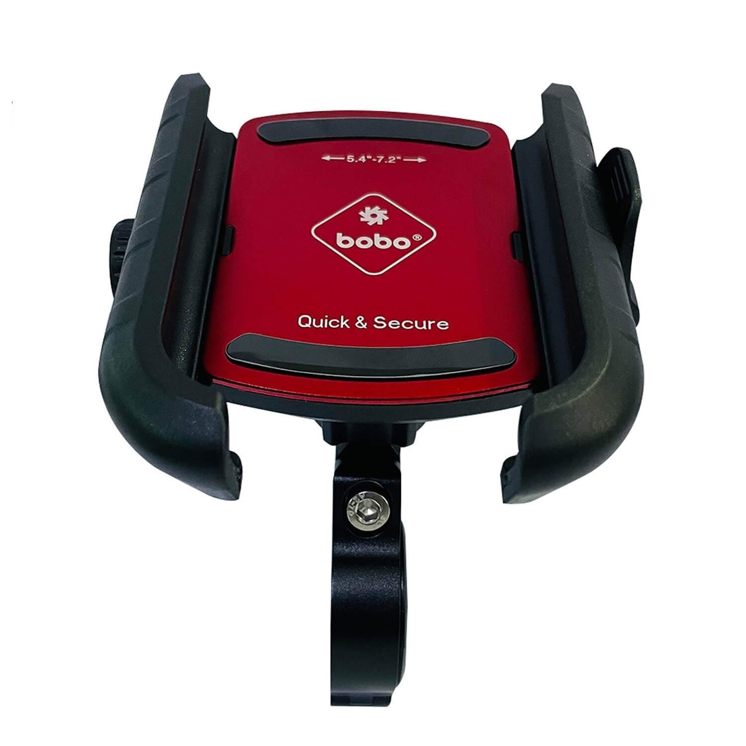 BOBO BM14 Quick Release Enhanced BM4 Bike Cycle Phone Holder Motorcycle Mobile Mount (Red)-BB-BM-014-001002