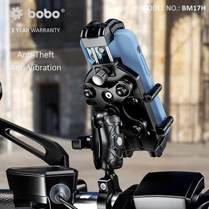 BOBO BM17 Anti-Vibration Bike / Cycle Phone Holder Motorcycle Mobile Mount - Riders Junction