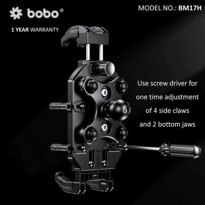 BOBO BM17 Anti-Vibration Bike / Cycle Phone Holder Motorcycle Mobile Mount - Riders Junction