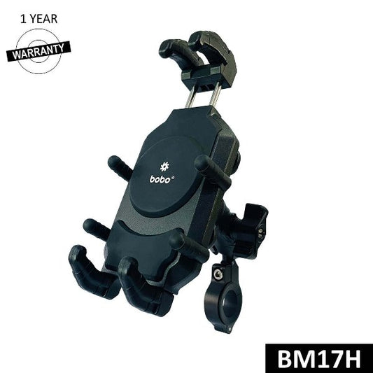 BOBO BM17H PRO Handlebar Anti-Vibration Bike Cycle Phone Holder Motorcycle Mobile Mount - BB-BM-017-101001