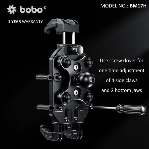 BOBO BM17H PRO Handlebar Anti-Vibration Bike / Cycle Phone Holder Motorcycle Mobile Mount - BB-BM-017-101001