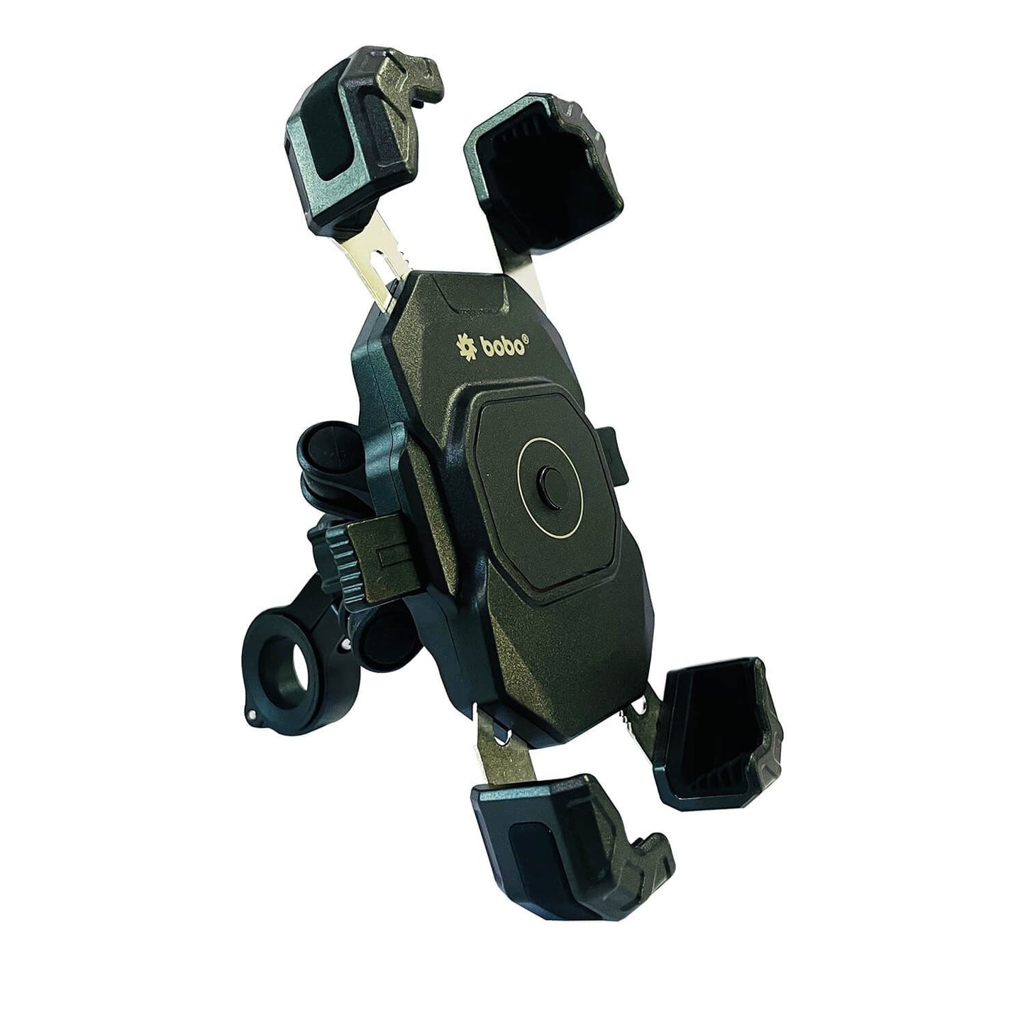 BOBO BM20 PRO PLUS Four Corners Secure Grip with PRO PLUS Vibration Damper Bike Cycle Phone Holder Motorcycle Mobile Mount-BB-BM-020-021001