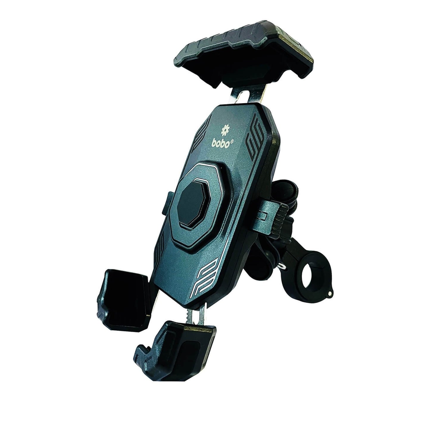 BOBO BM21 PRO PLUS Top & Bottom Corners Secure Grip with PRO PLUS Vibration Damper Bike Cycle Phone Holder Motorcycle Mobile Mount-BB-BM-021-021001