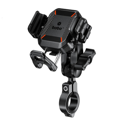 BOBO BM22H PRO Handlebar (or Mirror) Mount Anti-Vibration Anti-Theft Bike Cycle Phone Holder Motorcycle Mobile Mount-BB-BM-022-111001