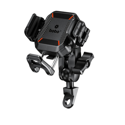 BOBO BM22M PRO Handlebar (or Mirror) Mount Anti-Vibration Anti-Theft Bike Cycle Phone Holder Motorcycle Mobile Mount-BB-BM-022-112001