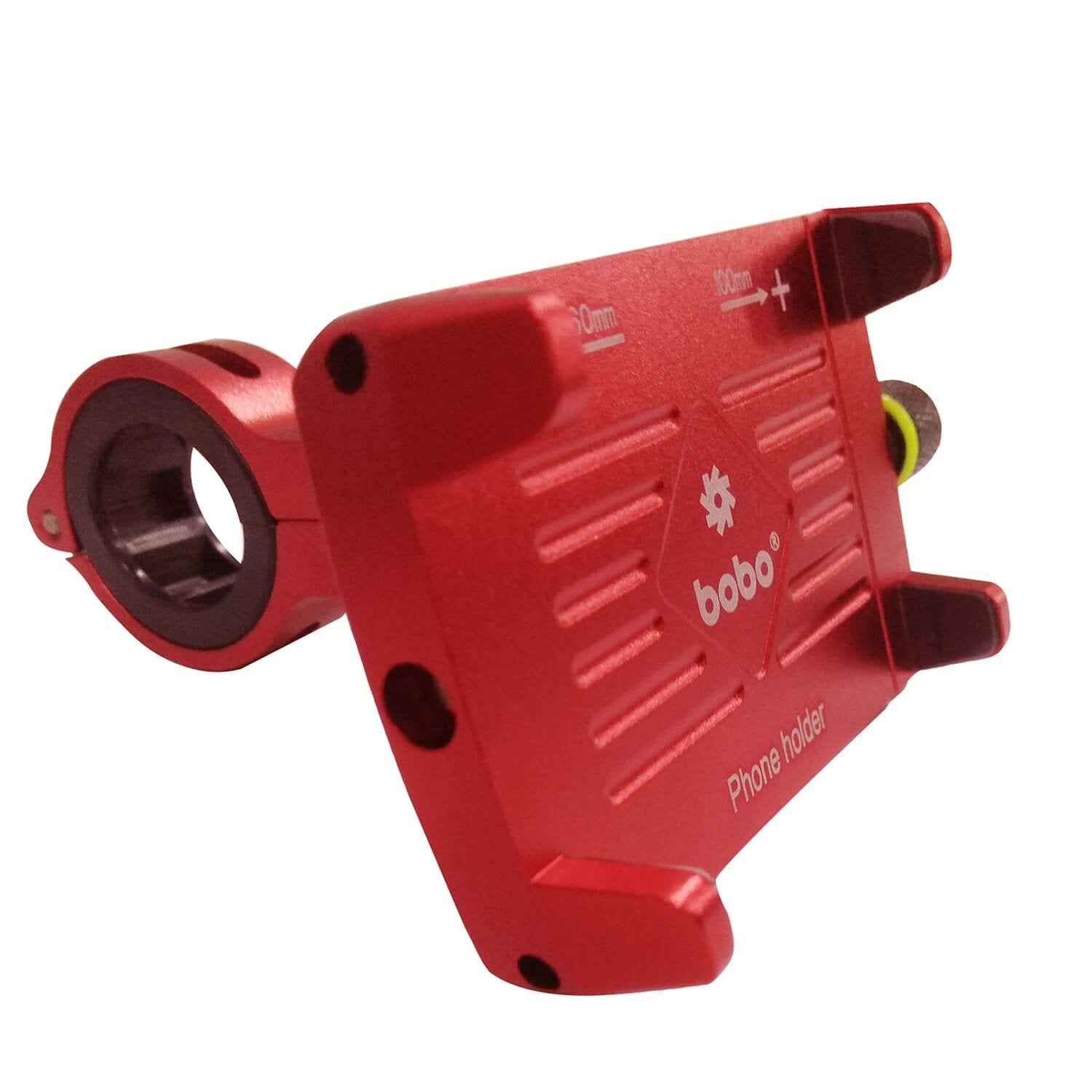 BOBO BM3 Claw-Grip Aluminum Bike Cycle Phone Holder Motorcycle Mobile Mount (Red)-BB-BM-003-001002
