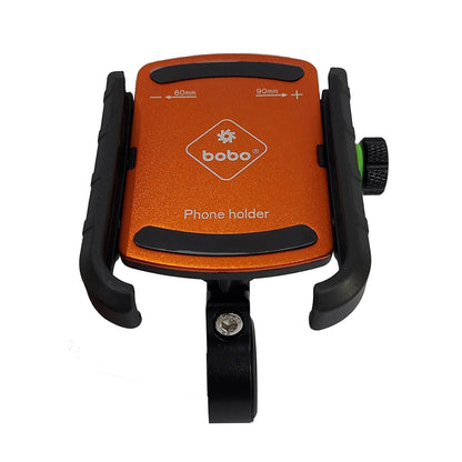 BOBO BM4 Jaw-Grip Bike Cycle Phone Holder Motorcycle Mobile Mount (Orange)-BB-BM-004-001005