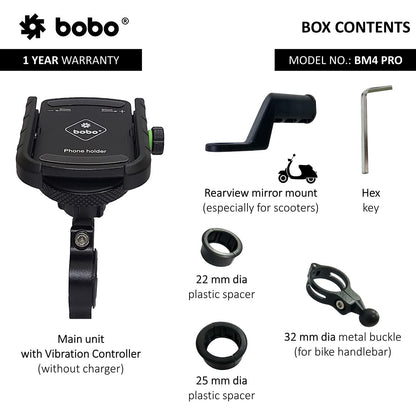 BOBO BM4 PRO Jaw-Grip Mobile Holder - Riders Junction