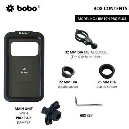 BOBO BM10H PRO PLUS Fully Waterproof Bike Long Rearview Mirror Attachment
