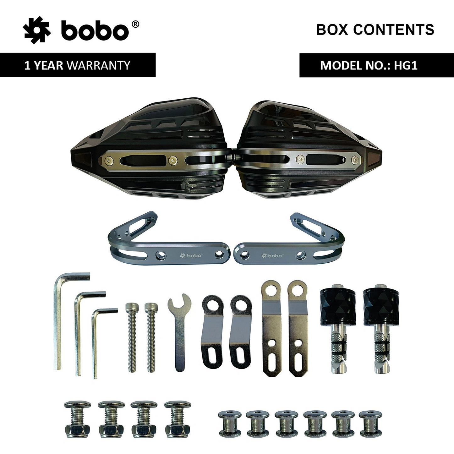 BOBO HG1 Universal Bike Motorcycle Hand Guard Wind Deflector