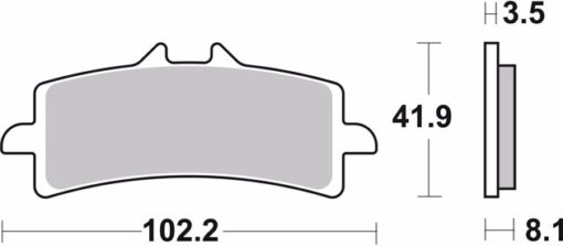 BREMBO FRONT BRAKE PADS 07BB37.LA: Aprilia, Benelli, Ducati, Honda, Kawasaki, Suzuki, Triumph - Riders Junction