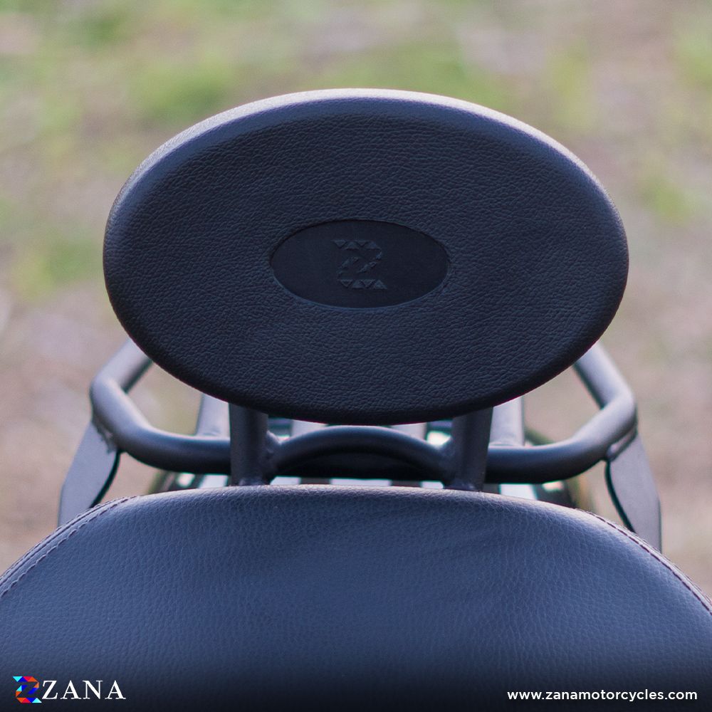 Backrest Oval Compatible with Luggage Rack for Super Meteor 650 by ZANA-ZI-8295