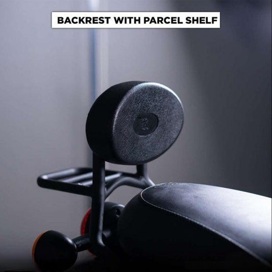 Backrest With Parcel Shelf For Royal Enfield Hunter 350 - ZI-8267 - Riders Junction