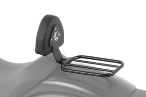 Backrest with Solo Rack Kawasaki Vulcan S Ergonomics - Hepco Becker - 6112523 00 01