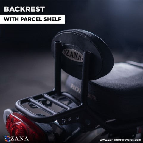 Backrest with parcel shelf for Honda CB 350 ZI-8203 3