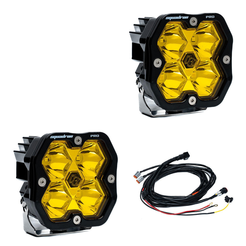 Baja Designs Aux LED - SQUADRONS 2.0 PRO - Baja Amber (49-7813-2)