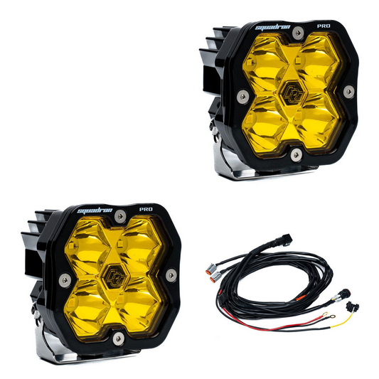 Baja Designs Aux LED - SQUADRONS 2.0 PRO - Baja Amber (49-7813-2)