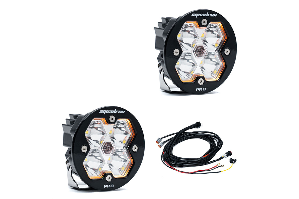 Baja Designs Aux LED - SQUADRONS 2.0 PRO ROUND - Clear (59-7801-2)