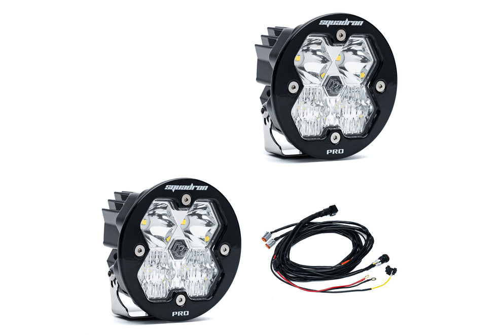 Baja Designs Aux LED - SQUADRONS 2.0 PRO ROUND - Clear (59-7801-2)