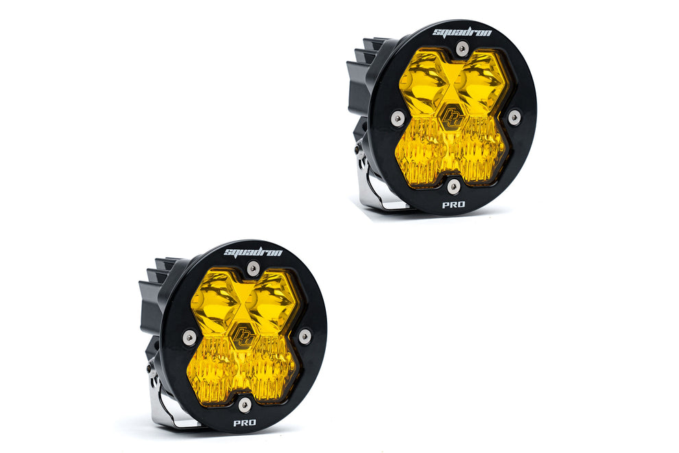 Baja Designs Aux LED - SQUADRONS 2.0 PRO ROUND - Baja Amber (59-7813-2)