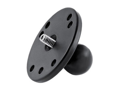 Ball Adapter with Round Plate and 1/4"-20 Threaded Stud - RAM Mounts