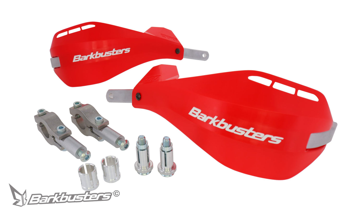 Barkbusters EGO Handguard-Standard Fitting Kit (Straight 22mm)-(Red)-EGO-201-00-RD