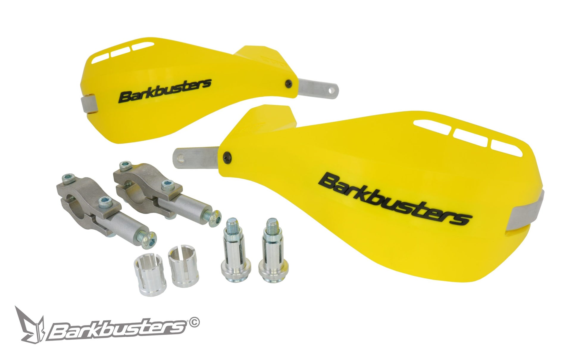 Barkbusters EGO Handguard-Standard Fitting Kit (Straight 22mm)-(Yellow)-EGO-201-00-YE