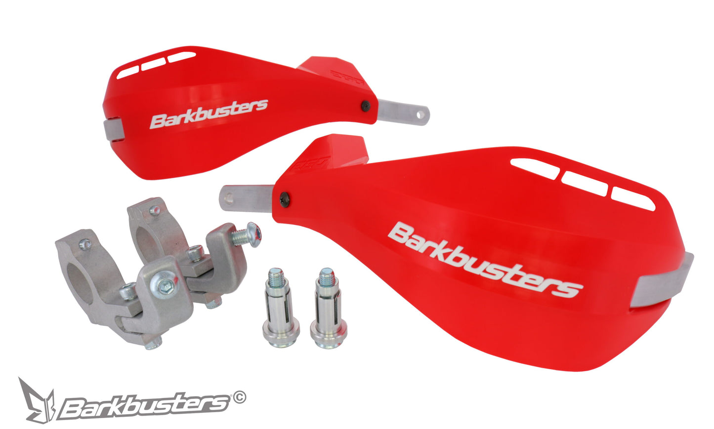 Barkbusters EGO Handguard-with Multi Fit Clamps-(Red)-EGO-202-00-RD