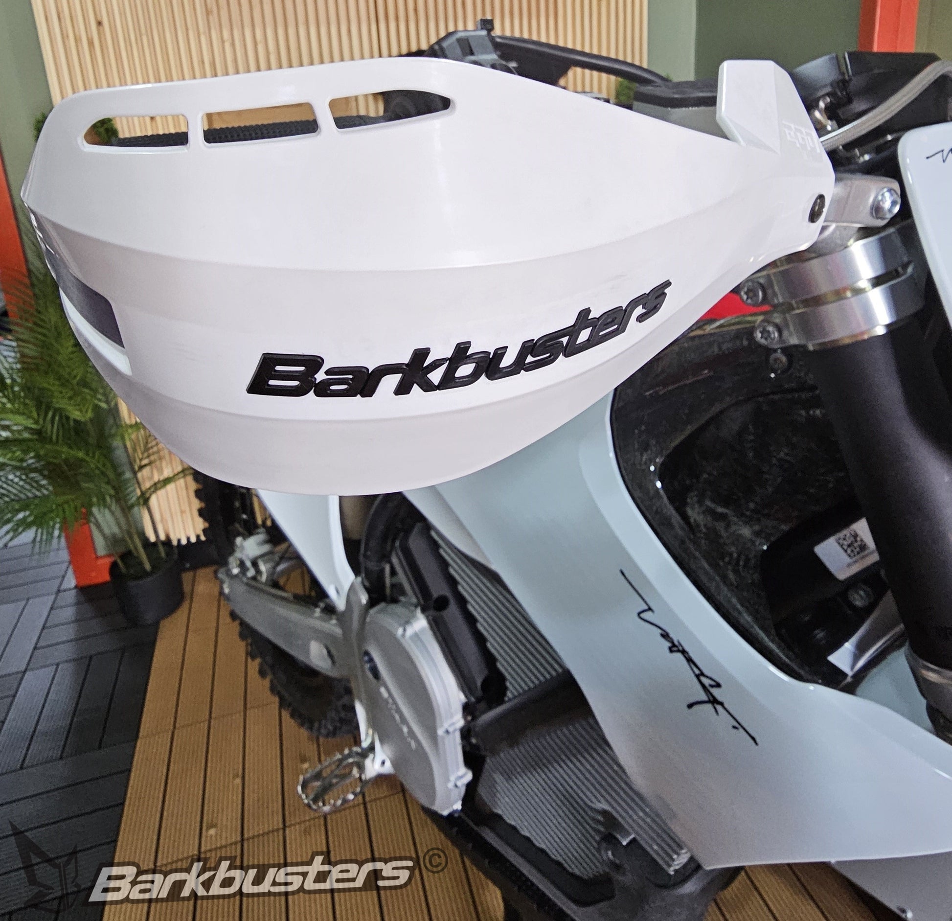 Barkbusters EGO Handguard-with Multi Fit Clamps-(White)-EGO-202-00-WH