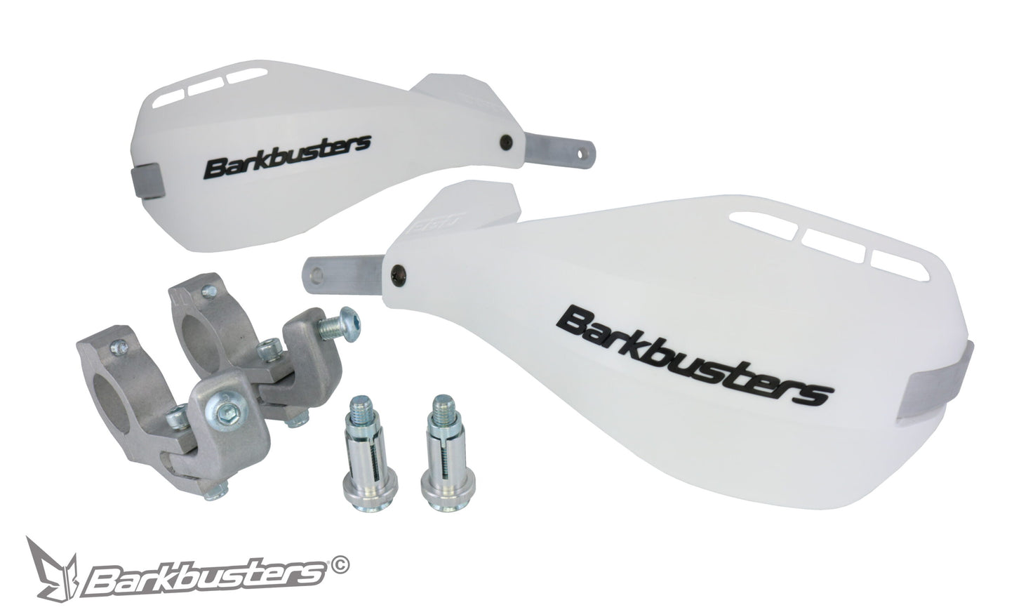 Barkbusters EGO Handguard-with Multi Fit Clamps-(White)-EGO-202-00-WH