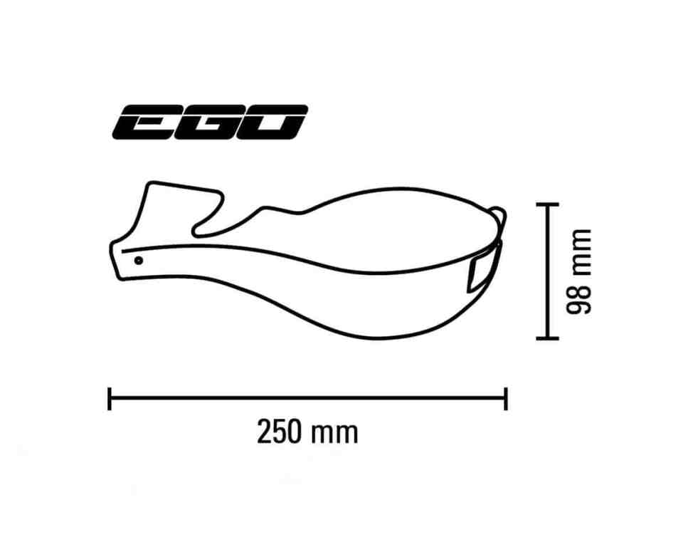 Barkbusters EGO Handguards for Tapered Bars – Black - EGO-005-02-BK