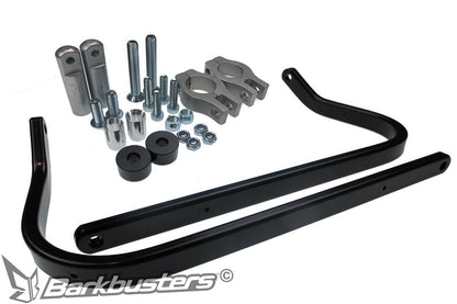 Barkbusters Hardware Kit-Two Point Mount: KTM 1290 Super Duke R ('14 On)-Backbone Powder Coated Black-BHG-054-00-NP